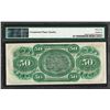 Image 2 : 1872 $50 State of South Carolina Revenue Bond Obsolete Note PMG Superb Gem Unc. 67EPQ
