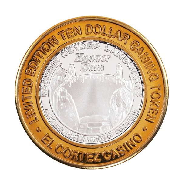 .999 Fine Silver El Cortez Hotel & Casino Las Vegas $10 Limited Edition Gaming Token