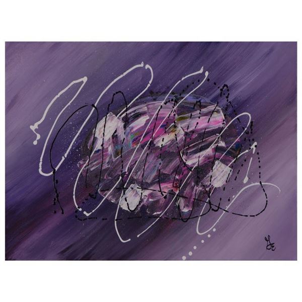 George Marlowe "Purple Haze" Original Acrylic On Canvas