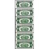 Image 2 : Lot of (6) 1953A $2 Legal Tender Notes
