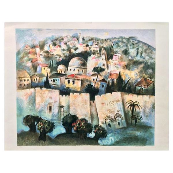 Gregory Kohelet "Sunrise in Jerusalem" Limited Edition Serigraph