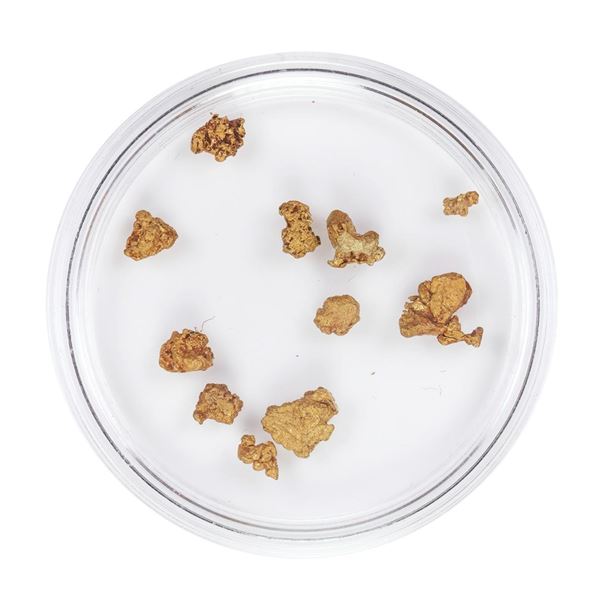 Lot of Gold Nuggets 2.35 Grams Total Weight