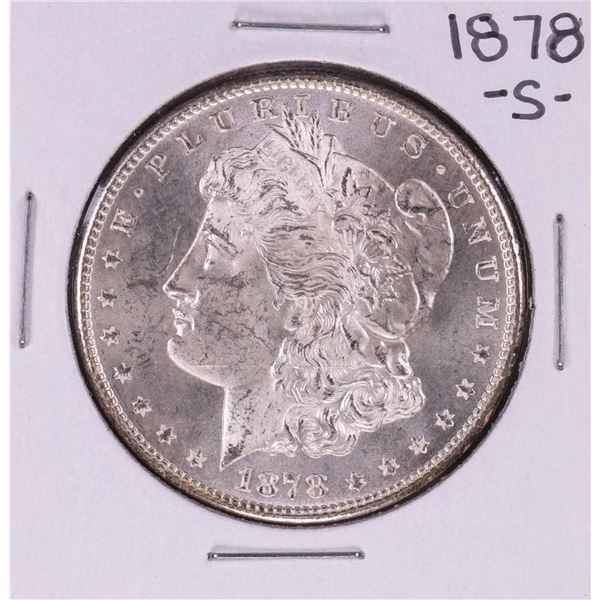 1878-S $1 Morgan Silver Dollar Coin Amazing Toning