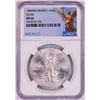 Image 1 : 1984Mo Mexico 1 Onza Libertad Silver Coin NGC MS66