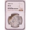 Image 1 : 1884-O $1 Morgan Silver Dollar Coin NGC MS62 Nice Toning
