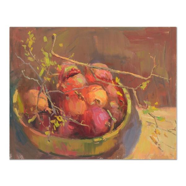 S. Burkett Kaiser "Pomegranates" Limited Edition Giclee on Canvas