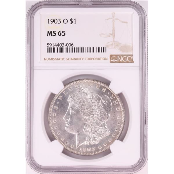 1903-O $1 Morgan Silver Dollar Coin NGC MS65