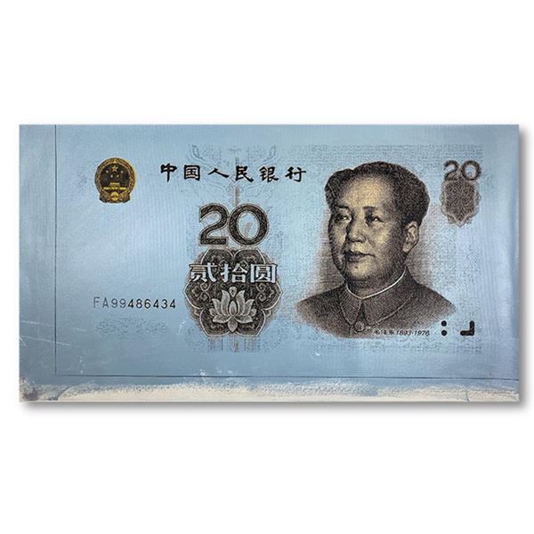 Steve Kaufman (1960-2010) "Chinese Money" Limited Edition Mixed Media On Canvas