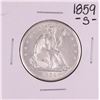 Image 1 : 1859-S Seated Liberty Half Dollar Coin