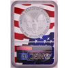 Image 2 : 2019-W $1 Proof American Silver Eagle Coin NGC PF70 Ultra Cameo Congratulations Flag