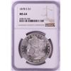 Image 1 : 1878-S $1 Morgan Silver Dollar Coin NGC MS64