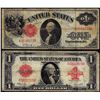 Image 1 : Lot of 1917 & 1923 $1 Legal Tender Notes