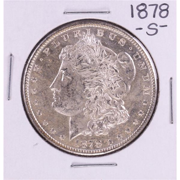 1878-S $1 Morgan Silver Dollar Coin Amazing Toning