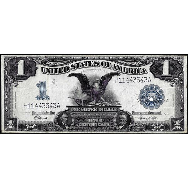 1899 $1 Black Eagle Silver Certificate Note