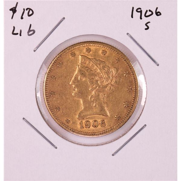 1906-S $10 Liberty Head Eagle Gold Coin
