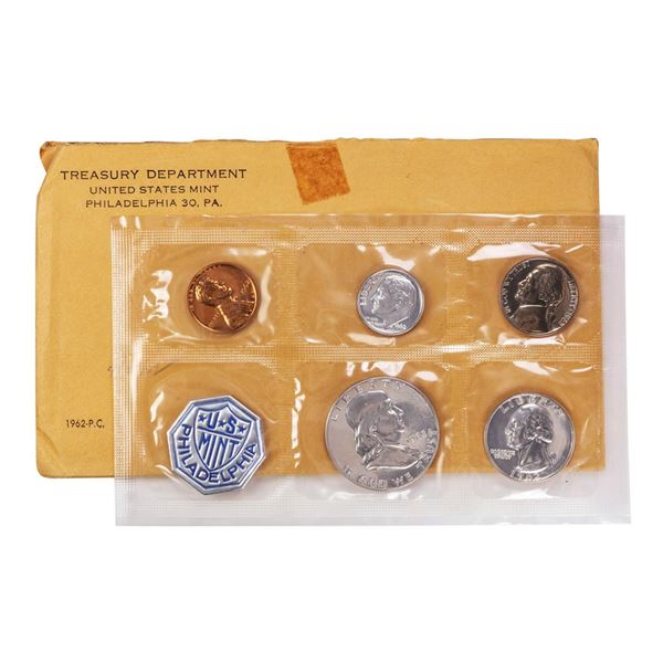 1962 (5) Coin Proof Set in Envelope