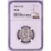 Image 1 : 1959-D Washington Quarter Coin NGC MS66