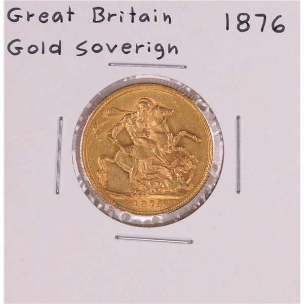 1876 Great Britain Sovereign Gold Coin