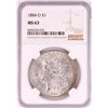 Image 1 : 1884-O $1 Morgan Silver Dollar Coin NGC MS63 Nice Toning