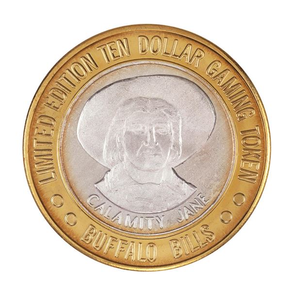 .999 Silver Buffalo Bills Resort & Casino Primm, NV $10 Limited Edition Gaming Token