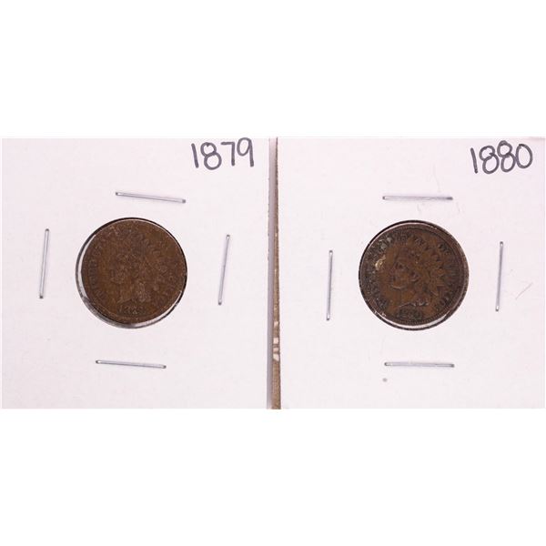 Lot of 1879-1880 Indian Head Cent Coins