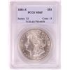 Image 1 : 1881-S $1 Morgan Silver Dollar Coin PCGS MS65