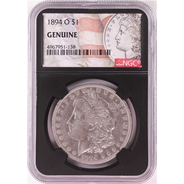 1894-O $1 Morgan Silver Dollar Coin NGC Genuine