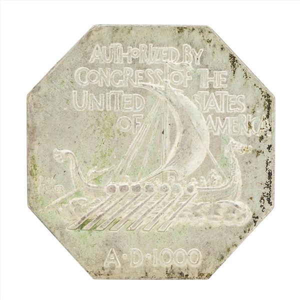 1925 Norse American Centennial Silver Medal Thick