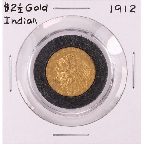 1912 $2 1/2 Indian Head Quarter Eagle Gold Coin