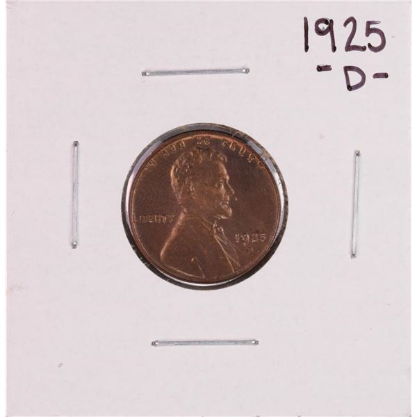 1925-D Lincoln Wheat Cent Coin