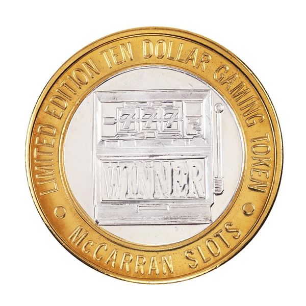 .999 Silver McCarran International Airport Las Vegas, NV $10 Limited Gaming Token