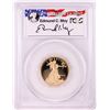Image 1 : 2015-W $10 Proof American Gold Eagle Coin PCGS PR70DCAM Moy Signature FDOI Washington