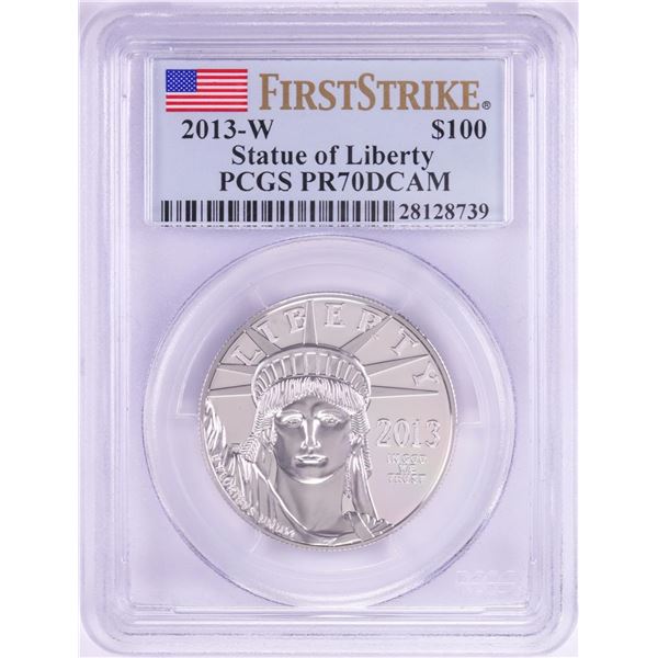 2013-W $100 Proof Platinum American Eagle Coin PCGS PR70DCAM First Strike