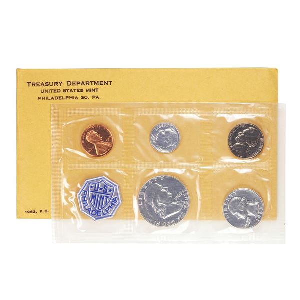 1963 (5) Coin Proof Set in Envelope