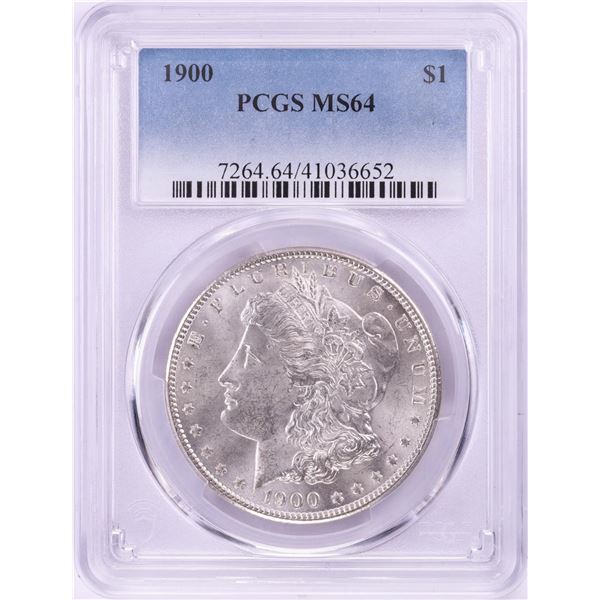1900 $1 Morgan Silver Dollar Coin PCGS MS64