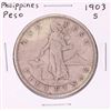 Image 1 : 1903-S Philippines Peso Silver Coin