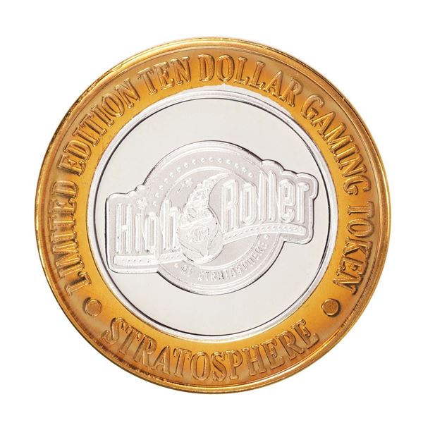 .999 Silver Stratosphere Las Vegas, Nevada $10 Casino Limited Edition Gaming Token