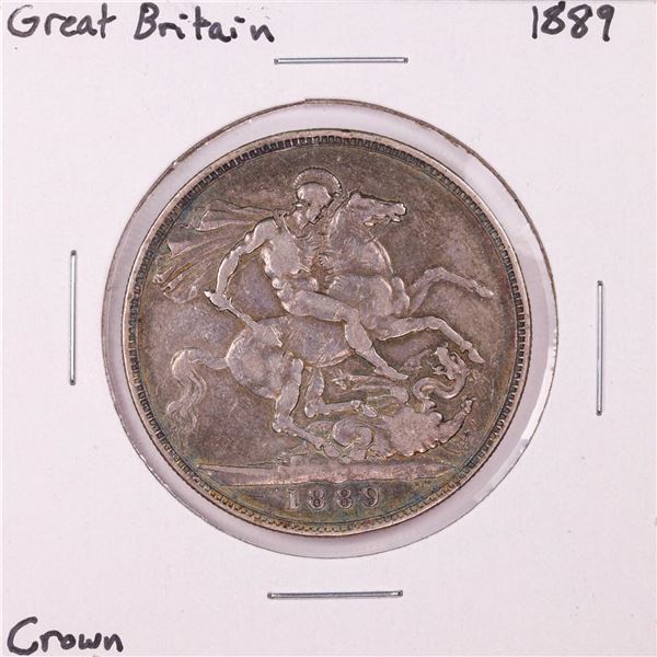 1889 Great Britain Silver Crown Coin