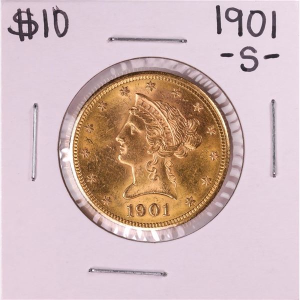 1901-S $10 Liberty Head Eagle Gold Coin