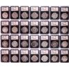 Image 1 : 1878-1921 $1 Morgan Silver Dollar (28) Coin Date Set NGC Genuine
