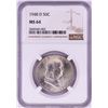 Image 1 : 1948-D Franklin Half Dollar Coin NGC MS64
