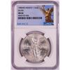 Image 1 : 1985Mo Mexico 1 Onza Libertad Silver Coin NGC MS66