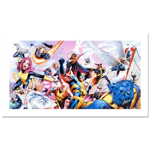 Stan Lee - Marvel Comics "Uncanny X-Men #500" Giclee On Canvas