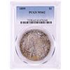 Image 1 : 1899 $1 Morgan Silver Dollar Coin PCGS MS62 Amazing Toning