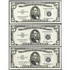 Image 1 : Lot of (3) 1953/1953A $5 Silver Certificate Notes