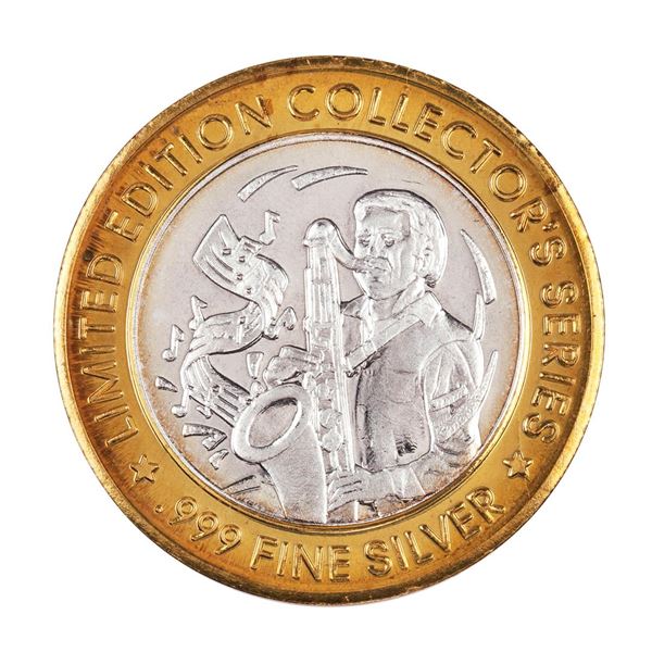 .999 Silver Harrah's Casino Reno Nevada $10 Casino Limited Edition Gaming Token