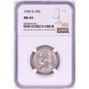 Image 1 : 1959-D Washington Quarter Coin NGC MS65