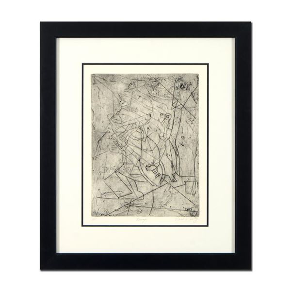 Neal Doty (1941-2016) "Troupe" Original Mixed Media on Paper