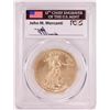 Image 1 : 2016-W $50 Burnished American Gold Eagle Coin PCGS SP70 John Mercanti Signature