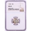 Image 1 : 1948 Roosevelt Dime Coin NGC MS65